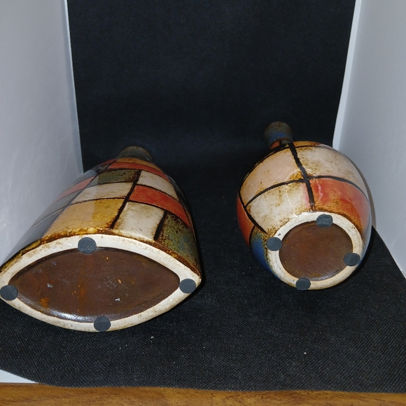 4 Peices Midcentury Modern Pottery Art - Picture 9 of 10